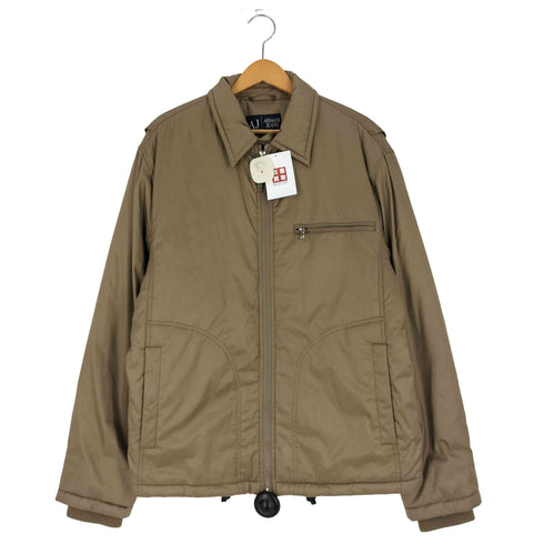 アルマーニジーンズ ARMANI JEANS WONDER BOY ダブルジップ 中綿 パフ ジャケット メンズ EU:50 / USA:M