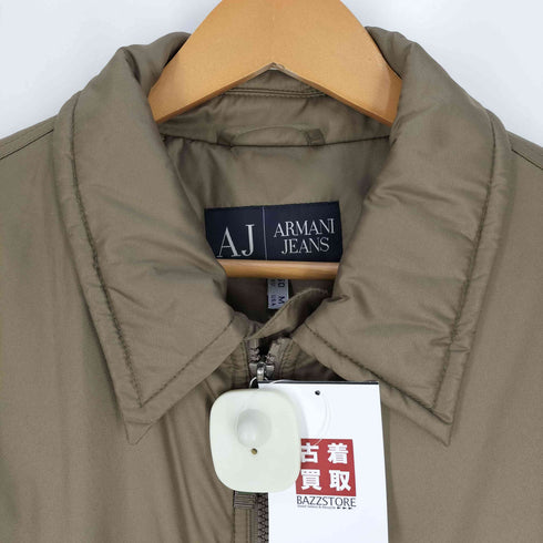 アルマーニジーンズ ARMANI JEANS WONDER BOY ダブルジップ 中綿 パフ ジャケット メンズ EU:50 / USA:M