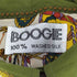 BOOGIE 王冠 総柄 シルクシャツ レディース