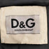 ディーアンドジードルチェアンドガッバーナ D&G DOLCE&GABBANA イールスキン ジップアップ レザー ジャケット 鰻革 メンズ 44