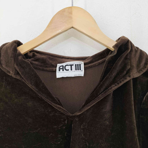 ACT III ベロア スキッパートップス レディース