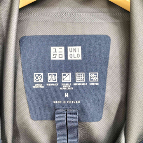 ユニクロ UNIQLO ブロックテックパーカ/3Dカット メンズ M
