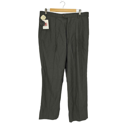 アルマーニコレツィオーニ ARMANI COLLEZIONI ストライプ 1タック スラックスパンツ メンズ 54