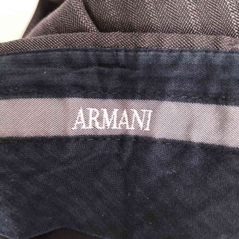 アルマーニコレツィオーニ ARMANI COLLEZIONI ストライプ 1タック スラックスパンツ メンズ 54