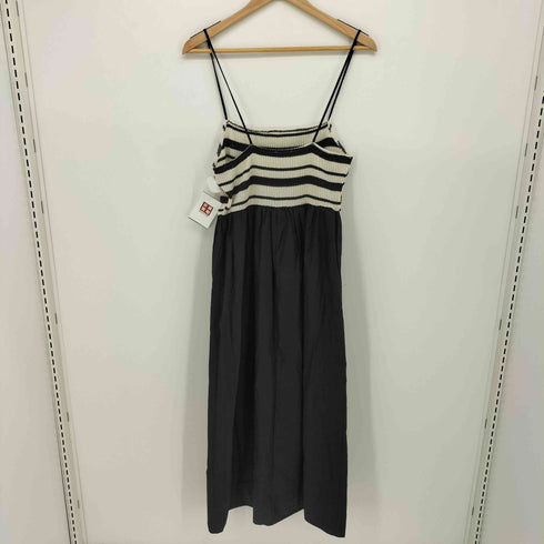 ザラ ZARA キャミソール ニット切替 ワンピース レディース import:L