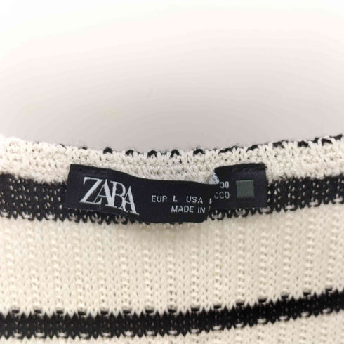 ザラ ZARA キャミソール ニット切替 ワンピース レディース import:L