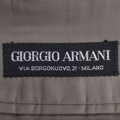 ジョルジオアルマーニ Giorgio Armani ウール 2B テーラードジャケット 2タックスラックス セットアップ メンズ 上/46 下41