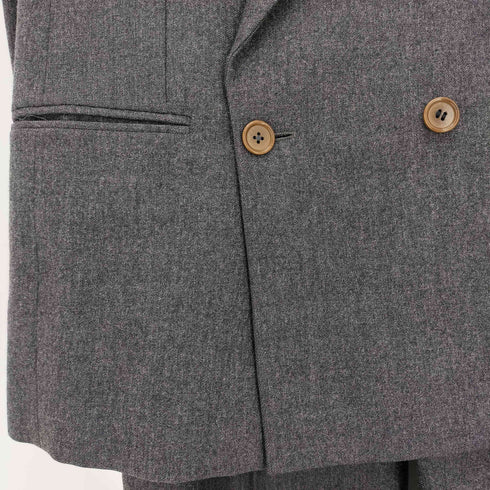 ジョルジオアルマーニ Giorgio Armani ウール ダブルブレストテーラードジャケット 2タックスラックス セットアップ メンズ