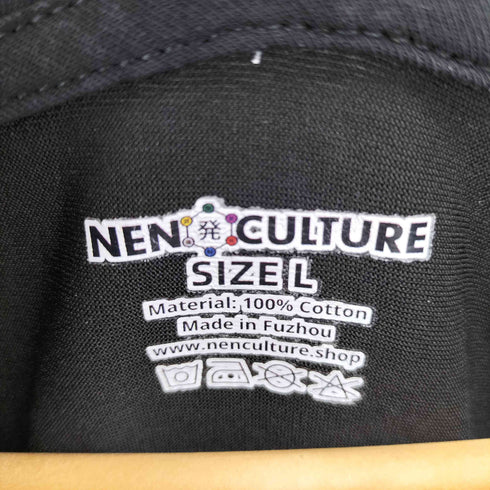 NEN CULTURE 両面 キャラクタープリント プルオーバーパーカー メンズ import:L