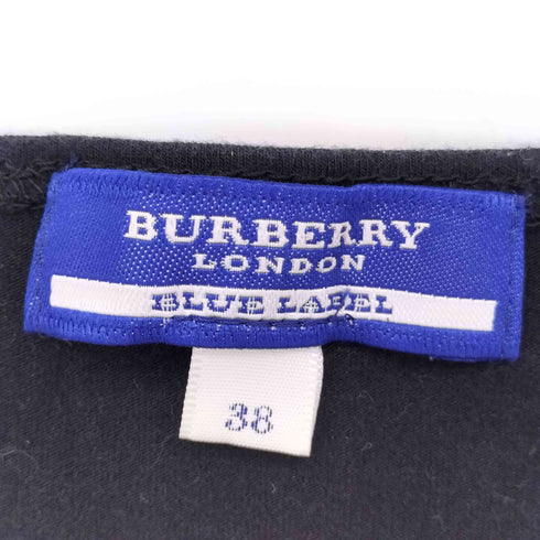 バーバリーブルーレーベル BURBERRY BLUE LABEL フロント刺繍タンクトップ レディース JPN:38