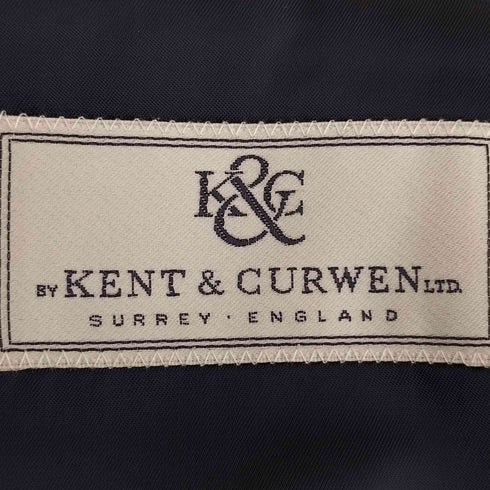 ケントアンドカーウェン KENT&CURWEN ウール ダブルブレストテーラードジャケット 2タックスラックス セットアップ メンズ 上46/下48
