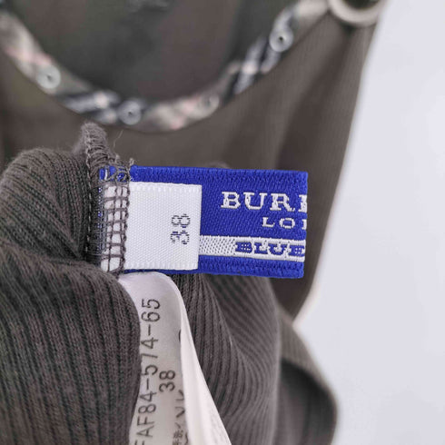 バーバリーブルーレーベル BURBERRY BLUE LABEL 刺繍デザインタンクトップ レディース JPN:38