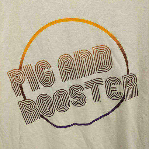 ピッグアンドルースター PIG&ROOSTER L/S TEE スリーブ プリント ロングスリーブ Tシャツ メンズ JPN:42