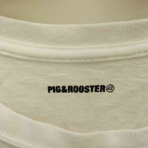 ピッグアンドルースター PIG&ROOSTER L/S TEE スリーブ プリント ロングスリーブ Tシャツ メンズ JPN:42