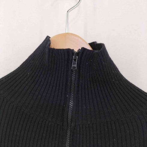 ヨウジヤマモト Yohji Yamamoto バイカラー フロントジップタートルネック レディース