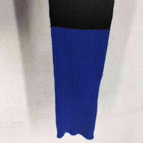 ヨウジヤマモト Yohji Yamamoto バイカラー フロントジップタートルネック レディース