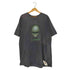 デルタ DELTA 90s USA製 シングルステッチ ©1995 BYE DYE ALIENATED エイリアン 宇宙人 両面プリント Tシャツ メンズ import:XL
