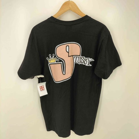 ステューシー Stussy 22SS Phat S 50-50 ロゴ プリント S/S クルーネック Tシャツ メンズ import:M