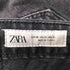 ザラ ZARA フレアフィット サイド ジップ ギミック ストレート ブラック デニム パンツ メンズ 40