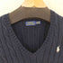 ポロラルフローレン POLO RALPH LAUREN Vネックケーブルニットトップス レディース JPN:XS
