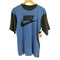 ナイキ NIKE 80s 紺タグ USA製 シングルステッチ ツートン ロゴプリントTシャツ メンズ import:S