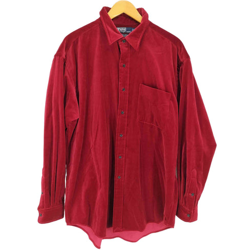ポロバイラルフローレン Polo by RALPH LAUREN LOWELL SPORT ベロアL/Sシャツ メンズ JPN:L