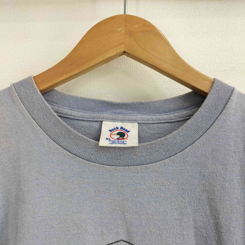 ダックヘッド Duck Head 80-90s USA製 シングルステッチ INTERSTATE DUCK HEAD 29 プリント半袖Tシャツ メンズ XL