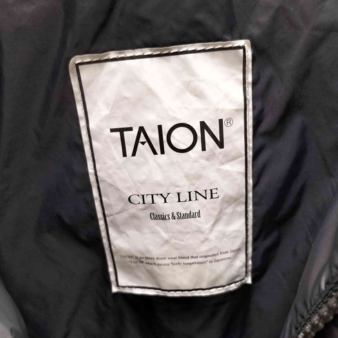 タイオン TAION CITY LINE PACKABLE HOOD DOWN JACKET メンズ JPN:XL