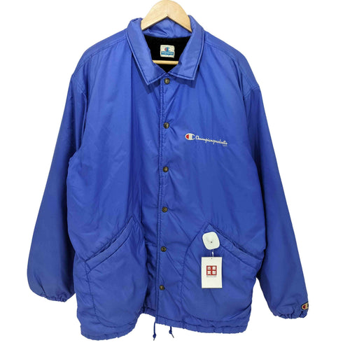 チャンピオンプロダクツユーエスエー CHAMPION PRODUCTS USA 90S ゴールドウインタグ ロゴ刺繍 裏地ボア コーチジャケット メンズ O
