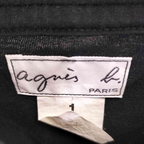アニエスベー agnes b. PARIS コットン Vネック Tシャツ レディース JPN:1
