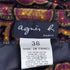 アニエスベー agnes b. PARIS MADE IN FRANCE 総柄スカート レディース EUR:38