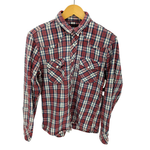 ブルーブルー BLUE BLUE INDIGO DYE チェックネルシャツ レディース JPN:2
