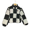 トミージーンズ tommy jeans Checkerboard Sherpa Popover Jacket レディース import:XS