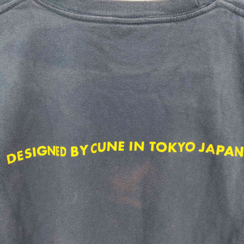 キューン CUNE 両面プリント クルーネックTシャツ 覗き見扉 メンズ JPN:M