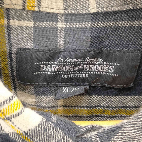 DAWSON and BROOKS コットンチェックシャツ メンズ import:XL