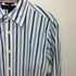 トミーヒルフィガー TOMMY HILFIGER SLIM FIT マルチストライプ柄 ボタンダウンL/Sシャツ メンズ S