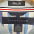 トミーヒルフィガー TOMMY HILFIGER SLIM FIT マルチストライプ柄 ボタンダウンL/Sシャツ メンズ S