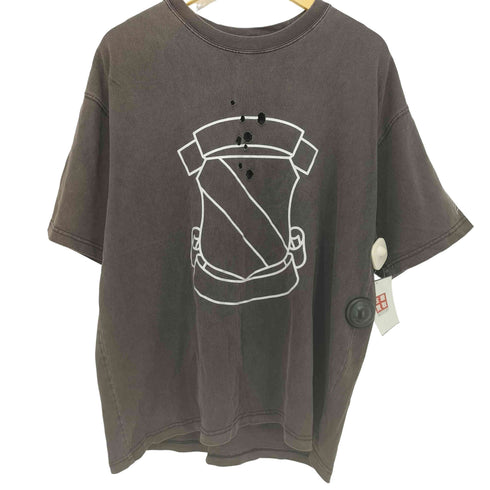N NUMBER RE: Number (N)ine EMBLEM CLASH PIGMENT BIO TEE クラッシュ加工 ビッグロゴS/S TEE メンズ 3