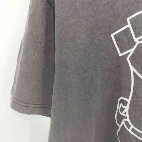N NUMBER RE: Number (N)ine EMBLEM CLASH PIGMENT BIO TEE クラッシュ加工 ビッグロゴS/S TEE メンズ 3