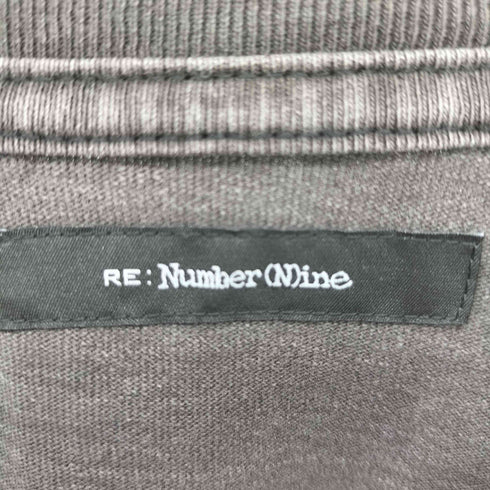 N NUMBER RE: Number (N)ine EMBLEM CLASH PIGMENT BIO TEE クラッシュ加工 ビッグロゴS/S TEE メンズ 3