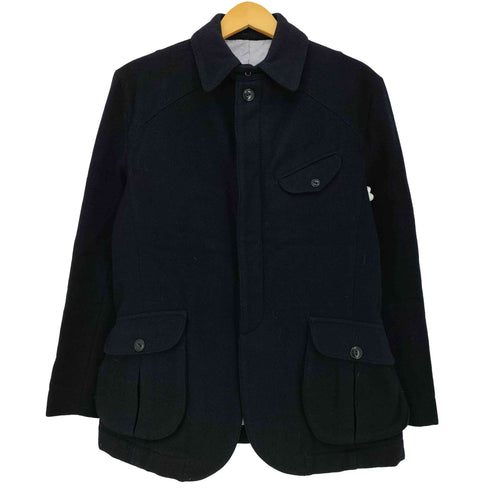 TEIJIN MEN'S SHOP ウール 比翼 ステンカラーコート メンズ JPN:M