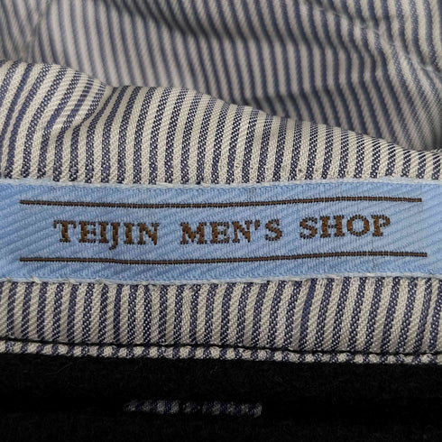 TEIJIN MEN'S SHOP ウール 比翼 ステンカラーコート メンズ JPN:M
