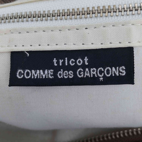 トリココムデギャルソン tricot COMME des GARCONS フェイクレザー メタリック ハンドバッグ レディース