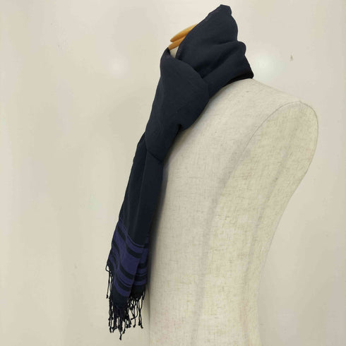 ドリスヴァンノッテン DRIES VAN NOTEN インド製 フリンジ コットン ストール メンズ