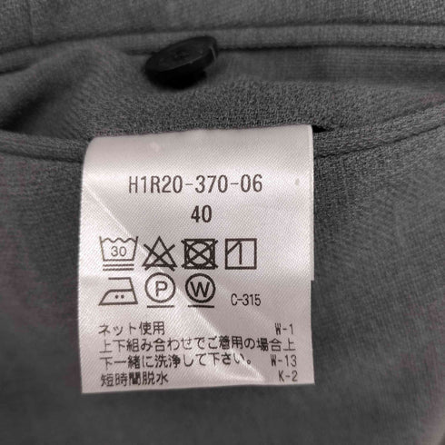 トロッターマッキントッシュフィロソフィー TROTTER MACKINTOSH PHILOSOPHY センタープレススラックスパンツ メンズ 40