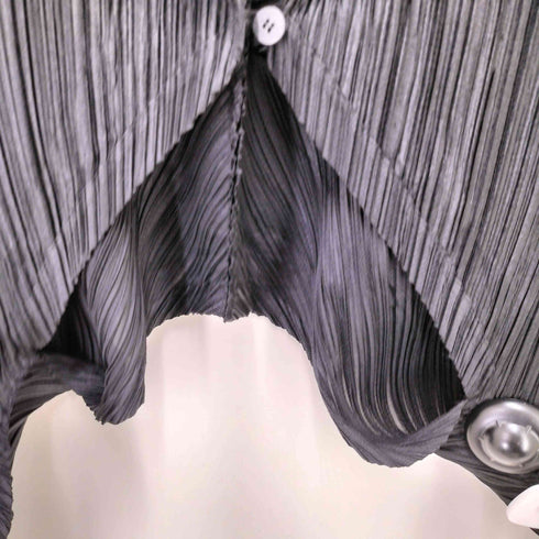 プリーツプリーズイッセイミヤケ PLEATS PLEASE ISSEY MIYAKE 15SS Dragon Bolero 切りっぱなしプリーツカーディガン レディース FREE