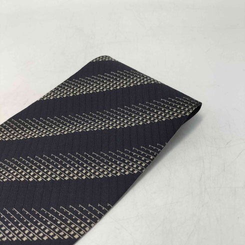 ジョルジオアルマーニ Giorgio Armani 90S イタリア製 白タグ CRAVATTE ストライプ トラッド シルク ネクタイ メンズ