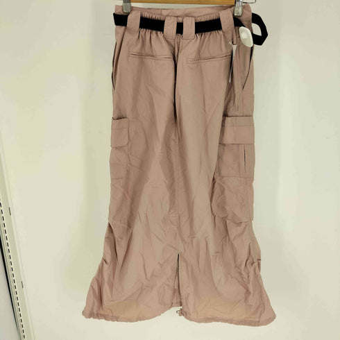 フリークスストア FREAKS STORE 23SS ベルト付き ナイロン スカート カーゴ スカート レディース FREE