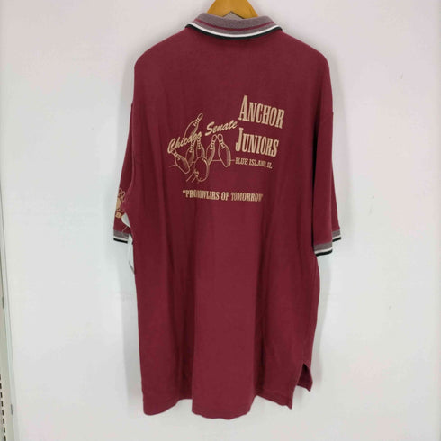 クロスクリーク CROSS CREEK ボウリングピン オーバーサイズポロシャツ メンズ JPN:XL