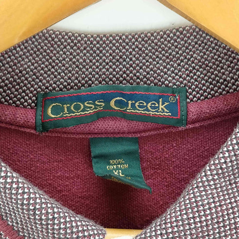 クロスクリーク CROSS CREEK ボウリングピン オーバーサイズポロシャツ メンズ JPN:XL